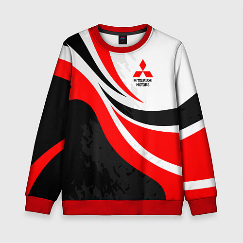 Детский свитшот Evo racer mitsubishi - uniform / 3D-Красный – фото 1