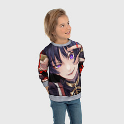 Свитшот детский Genshin Impact Scaramouche, цвет: 3D-меланж — фото 2
