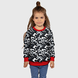 Свитшот детский Краски чужих миров, цвет: 3D-красный — фото 2