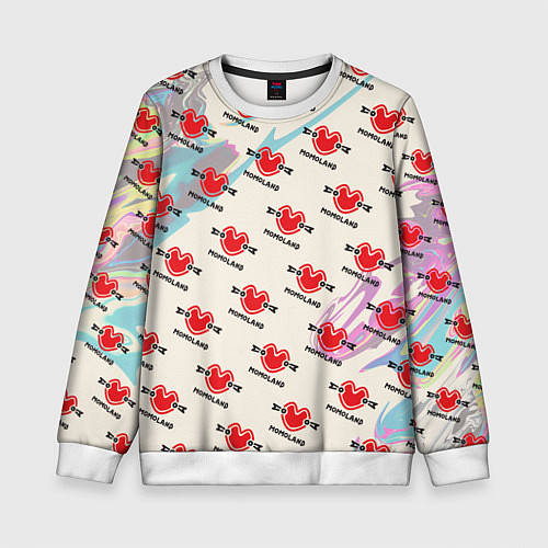 Детский свитшот Momaland pattern / 3D-Белый – фото 1