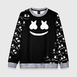 Свитшот детский Marshmello black collection, цвет: 3D-меланж