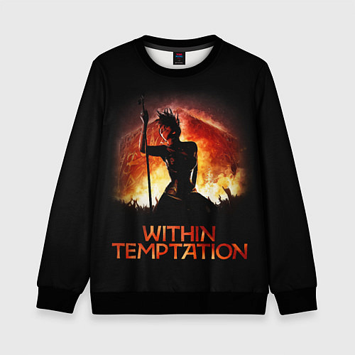 Детский свитшот Within Temptation Sharon / 3D-Черный – фото 1