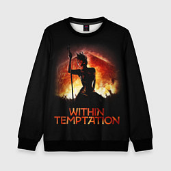 Свитшот детский Within Temptation Sharon, цвет: 3D-черный