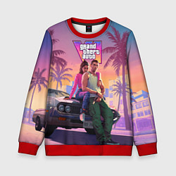 Детский свитшот Главные герои gta 6