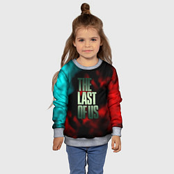 Свитшот детский The last of us fire, цвет: 3D-меланж — фото 2