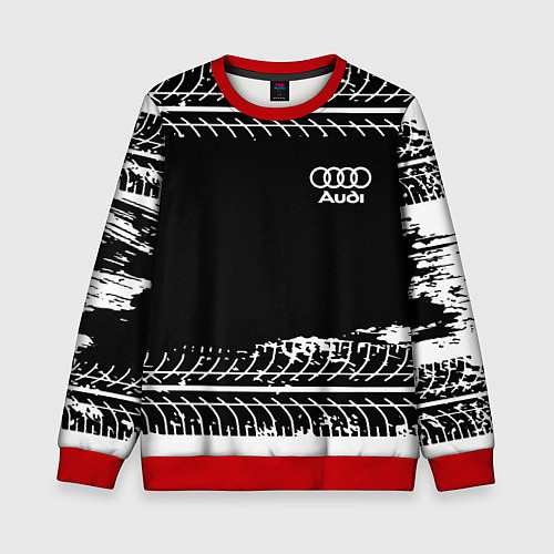 Детский свитшот Audi sportcolor / 3D-Красный – фото 1
