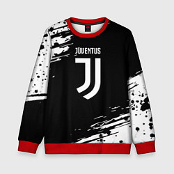 Свитшот детский Juventus спорт краски, цвет: 3D-красный