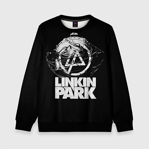Детский свитшот Linkin Park рэп-метал / 3D-Черный – фото 1