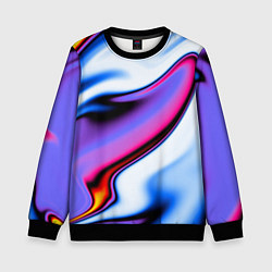 Детский свитшот Яркая цветная волна