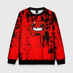 Детский свитшот Super Meat Boy краски
