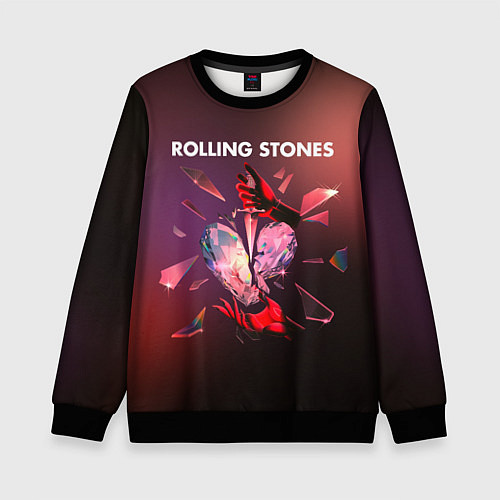 Детский свитшот Hackney diamonds - Rolling Stones / 3D-Черный – фото 1