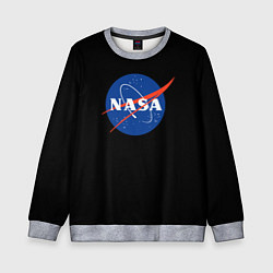 Детский свитшот NASA logo space