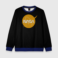 Детский свитшот NASA yellow logo