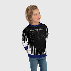 Свитшот детский Three days grace rock band, цвет: 3D-синий — фото 2
