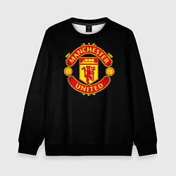 Свитшот детский Manchester United fc club, цвет: 3D-черный