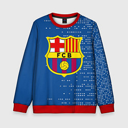 Детский свитшот Футбольный клуб Барселона - логотип крупный