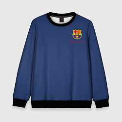 Свитшот детский Месси - 10 номер футбольный клуб Барселона, цвет: 3D-черный