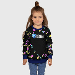 Свитшот детский Rocket League game, цвет: 3D-синий — фото 2