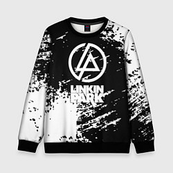 Детский свитшот Linkin park logo краски текстура