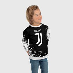 Свитшот детский Juventus краски белые, цвет: 3D-белый — фото 2