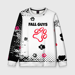 Детский свитшот Fall Guys kids game pattern