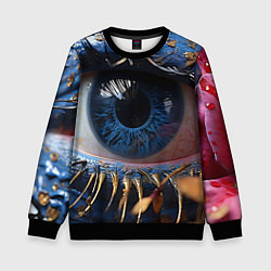 Детский свитшот Глаз с золотом