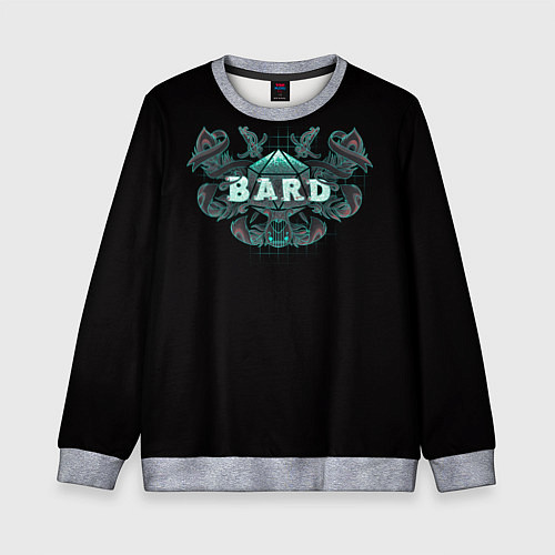 Детский свитшот Bard - Dnd / 3D-Меланж – фото 1