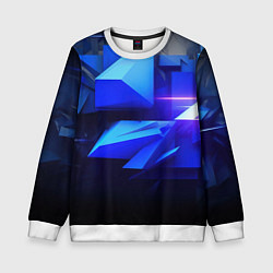 Детский свитшот Black blue background abstract