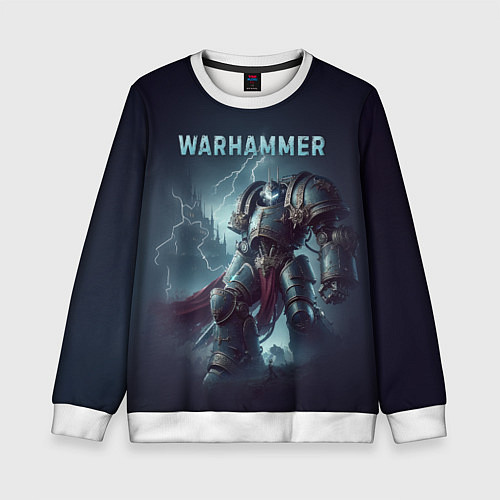 Детский свитшот Warhammer - game / 3D-Белый – фото 1