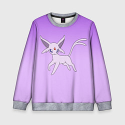 Детский свитшот Espeon Pokemon - розовая кошка покемон