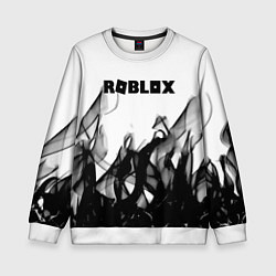 Детский свитшот Roblox flame текстура