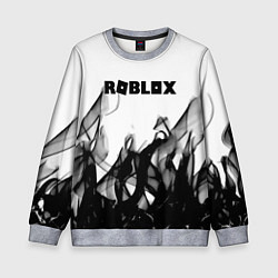 Детский свитшот Roblox flame текстура