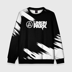 Детский свитшот Linkin park рок бенд краски