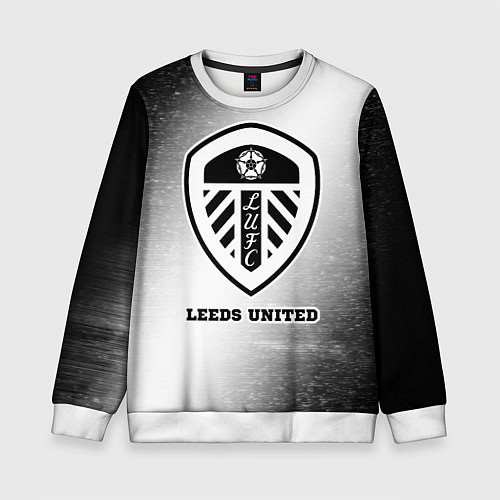 Детский свитшот Leeds United sport на светлом фоне / 3D-Белый – фото 1