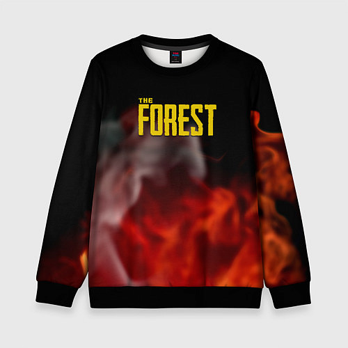Детский свитшот Forest fire game / 3D-Черный – фото 1