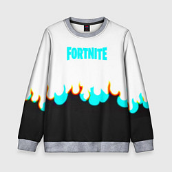 Детский свитшот Fortnite epic game fire