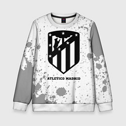 Свитшот детский Atletico Madrid sport на светлом фоне, цвет: 3D-белый