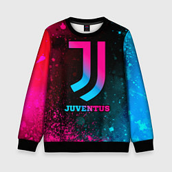 Свитшот детский Juventus - neon gradient, цвет: 3D-черный