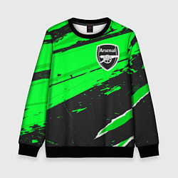 Свитшот детский Arsenal sport green, цвет: 3D-черный