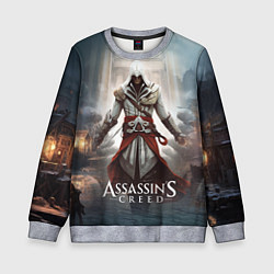 Свитшот детский Assassins creed poster game, цвет: 3D-меланж