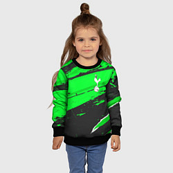Свитшот детский Tottenham sport green, цвет: 3D-черный — фото 2