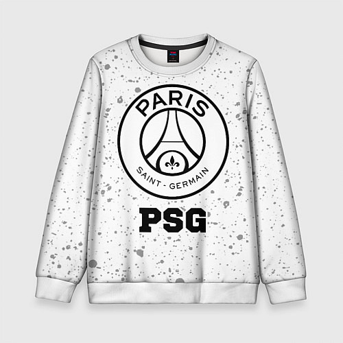 Детский свитшот PSG sport на светлом фоне / 3D-Белый – фото 1