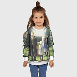 Свитшот детский Айзен Хайтер Химмель, цвет: 3D-белый — фото 2