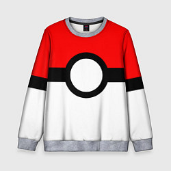 Детский свитшот Pokeball texture