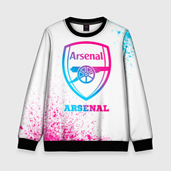 Детский свитшот Arsenal neon gradient style