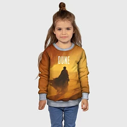 Свитшот детский Дюна - пустыня, цвет: 3D-меланж — фото 2
