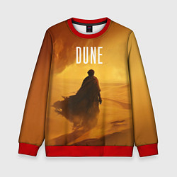 Свитшот детский Дюна - пустыня, цвет: 3D-красный