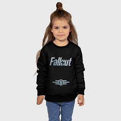 Свитшот детский Fallout - Logo, цвет: 3D-черный — фото 2