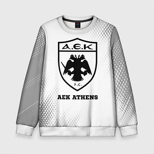 Детский свитшот AEK Athens sport на светлом фоне / 3D-Белый – фото 1