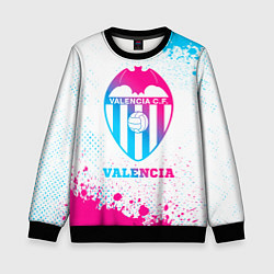 Свитшот детский Valencia neon gradient style, цвет: 3D-черный